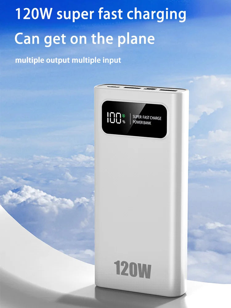 200000mAH 120W Power Bank Super Fast Charging